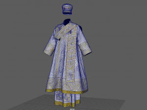 ortodox bishop vestment 3D Model