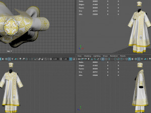 ortodox bishop vestment 3D Model