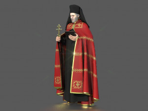 ruling ortodox bishop 3D Model