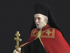 ruling ortodox bishop 3D Model