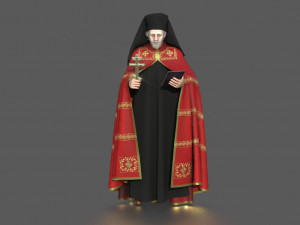 ruling ortodox bishop 3D Model