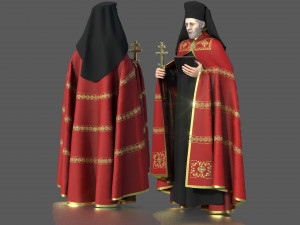 ruling ortodox bishop 3D Model