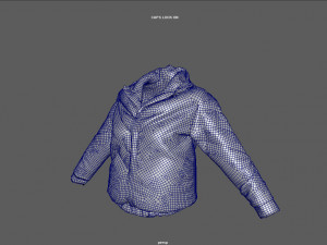 winter jaket woman Model 3D