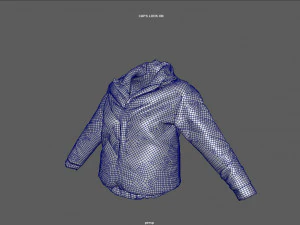 winter jaket woman 3D Model
