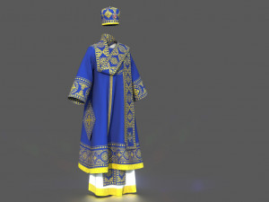 ortodox bishop vestment ii Model 3D