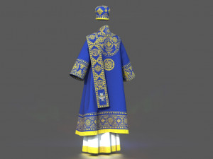 ortodox bishop vestment ii Model 3D