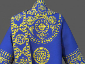 ortodox bishop vestment ii Model 3D