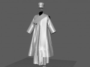 ortodox bishop vestment ii Model 3D