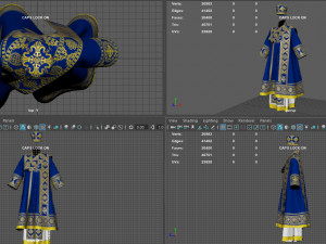 ortodox bishop vestment ii Model 3D