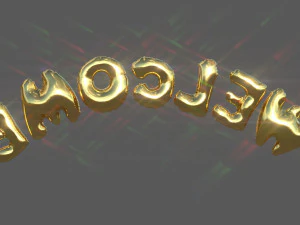 welcome balloons 3D Model