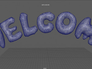 welcome balloons 3Dモデル