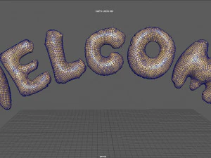 welcome balloons 3D Model