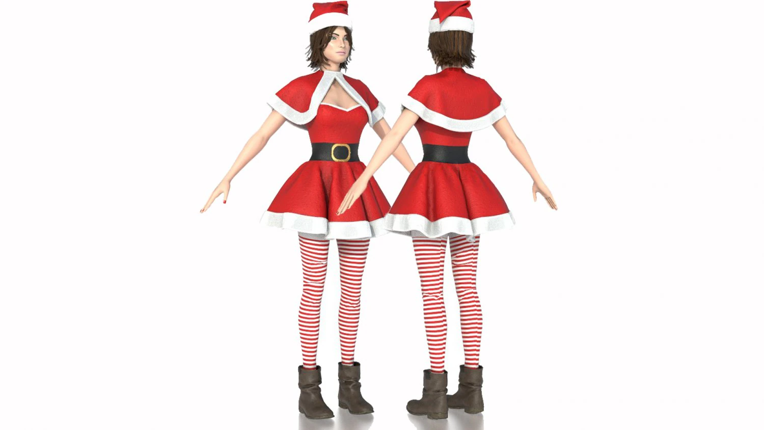 мама Ноель 3D Модель .c4d .max .obj .3ds .fbx .stl .blend 