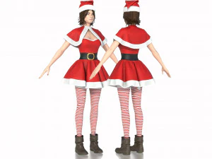 mamma Noel Modello 3D