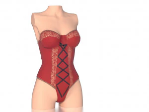 lace body 3 3D Model