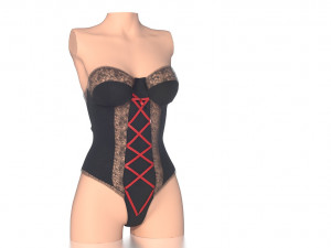 lace body 3 3Dモデル