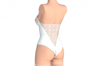 lace body 3 3Dモデル