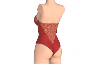 lace body 3 3Dモデル