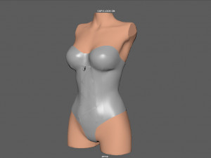 lace body 3 3Dモデル
