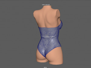 lace body 3 3Dモデル