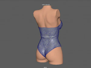 lace body 3 3D Model