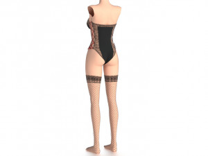womans underwear Model 3D