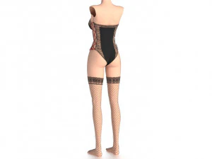 womans underwear 3D Model