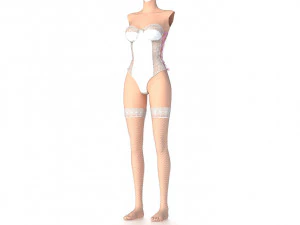 womans underwear 3D Model