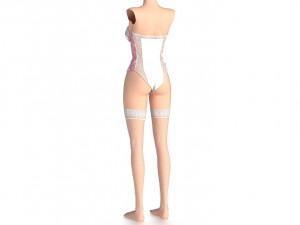 womans underwear Model 3D