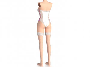 womans underwear 3D Model