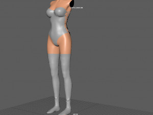womans underwear Model 3D