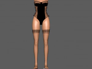 womans underwear 3D Model