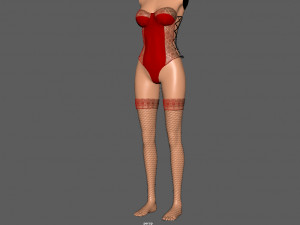 womans underwear Model 3D