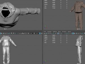 sport suit Model 3D