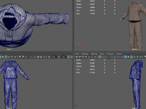 sport suit Model 3D