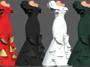 night dress 3D Model