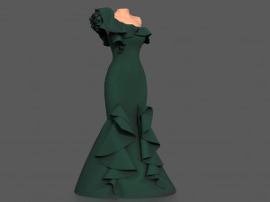 night dress Model 3D