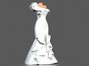 night dress Model 3D