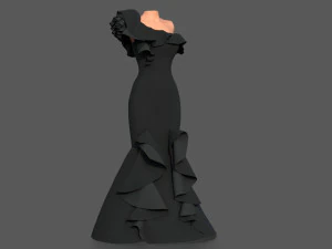 night dress 3D Model