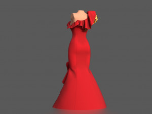 night dress Model 3D