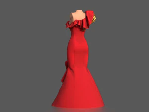 night dress 3D Model