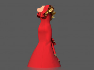 night dress Model 3D