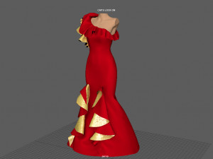 night dress Model 3D