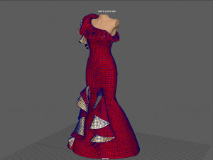 night dress Model 3D