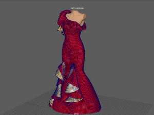 night dress 3D Model