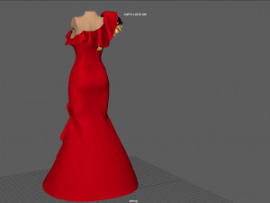 night dress Model 3D