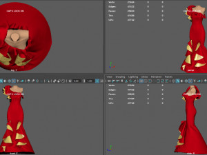 night dress Model 3D