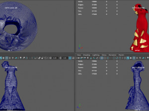 night dress Model 3D