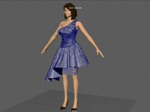 formal dress 2 3D Модель