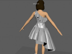 formal dress 2 3D Модель